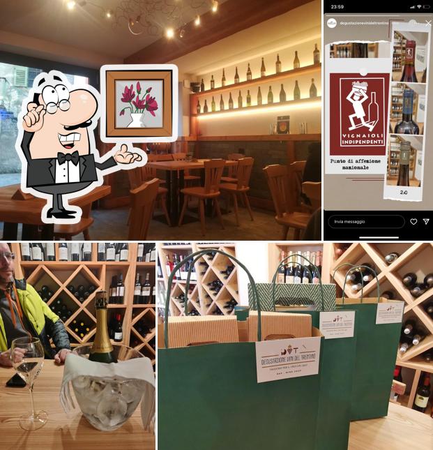 Gli interni di Degustazione Vini del Trentino Bar-Wine shop