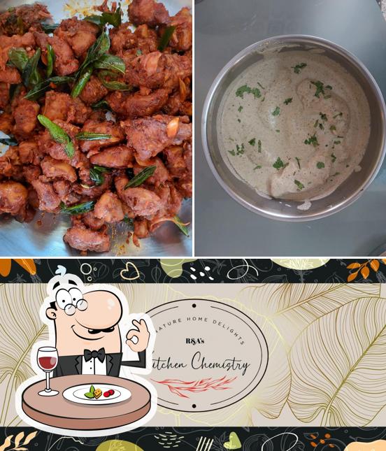 Check out the photo showing food and interior at Kitchen Chemistry, Trivandrum