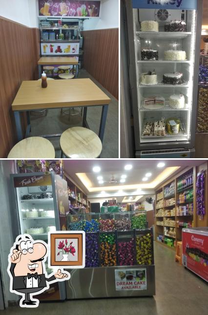The interior of NEW bakery Fresh juice , Sharjah,coffee&tea