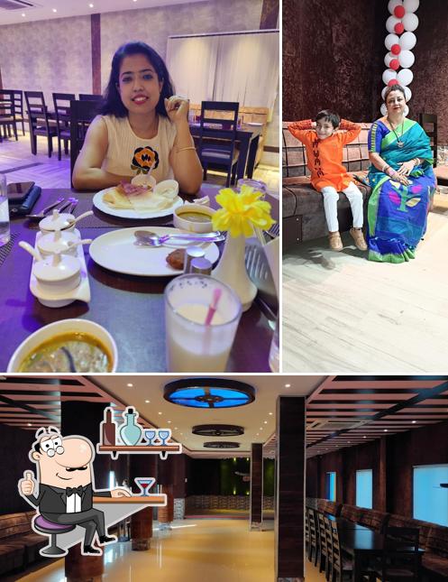 The interior of Olicha Hotel
