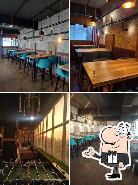 Take a seat at one of the tables at ROLLACOSTA