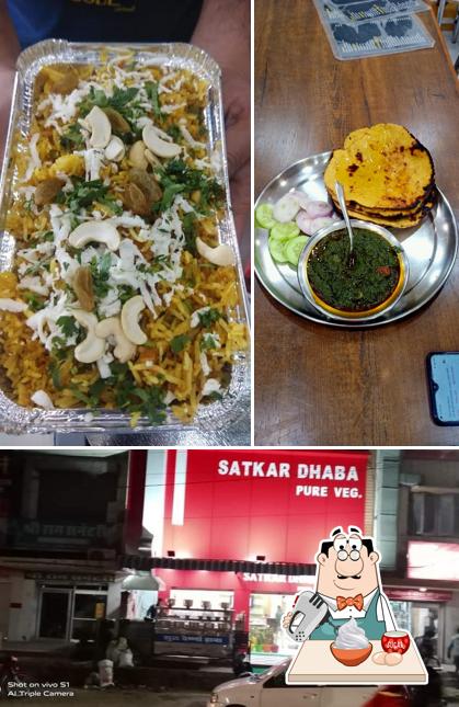 Satkar Dhaba provides a variety of sweet dishes