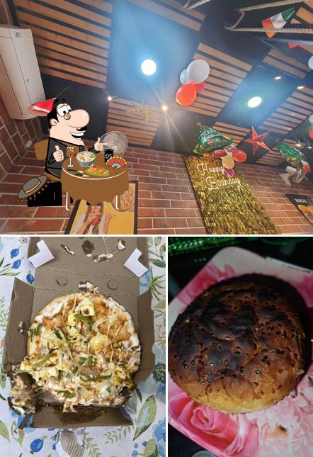 Take a look at the picture displaying food and beverage at Rockers Pizza