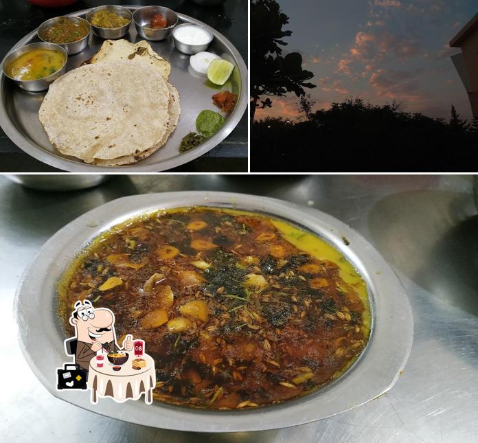 This is the image displaying food and exterior at श्री साई भोज