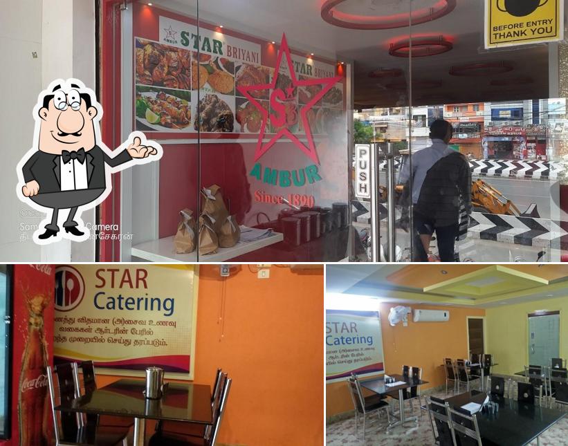 The interior of Star Briyani