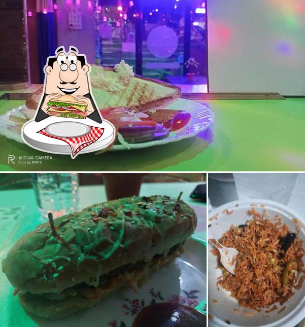 Club sandwich at The Garden Cafe