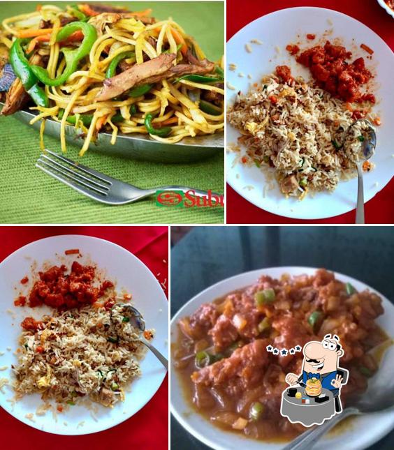 Food at Suburban Restaurant