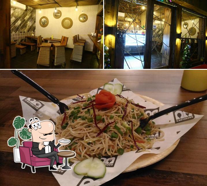 The photo of Coffea Cafe & Bachelors Cafe Devendra Nagar’s interior and food