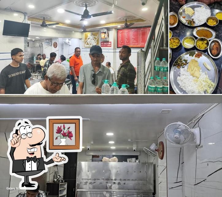 The interior of Suruchi Hotel