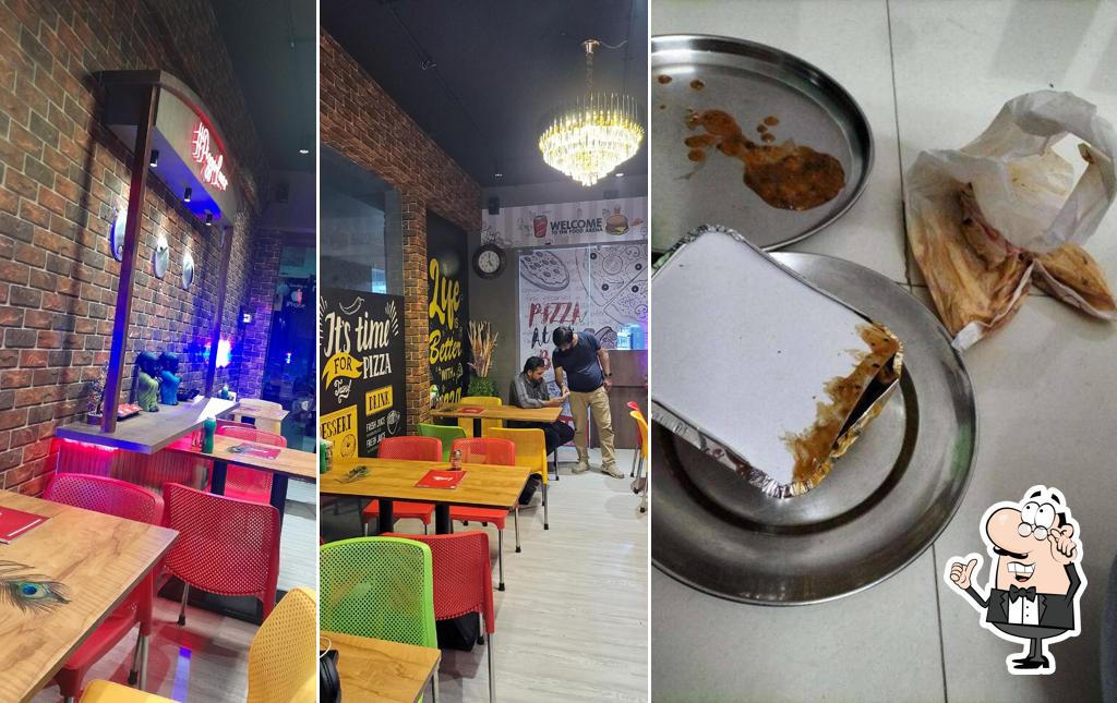 The interior of LAZIZ PIZZA