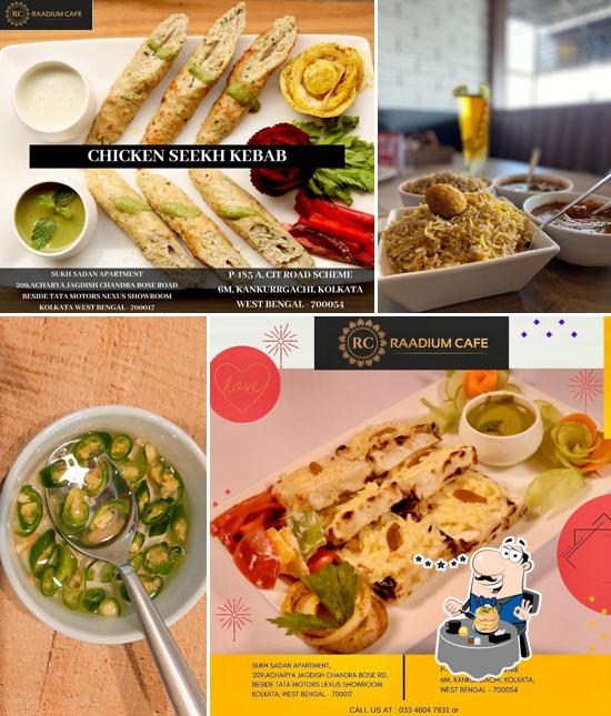 Food at Raadium Cafe