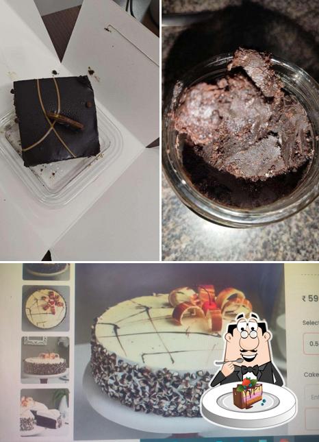 Chocolate cake at Bakingo