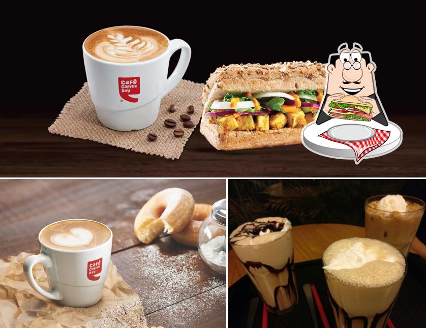 Club sandwich at Cafe Coffee Day