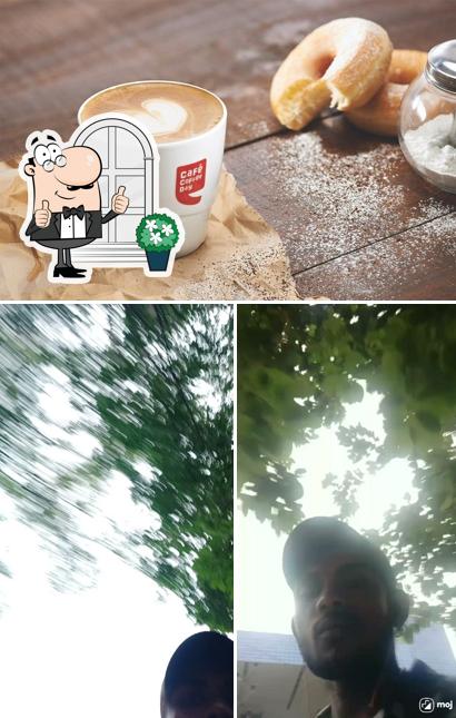 Cafe Coffee Day (Corporate Office) is distinguished by exterior and food