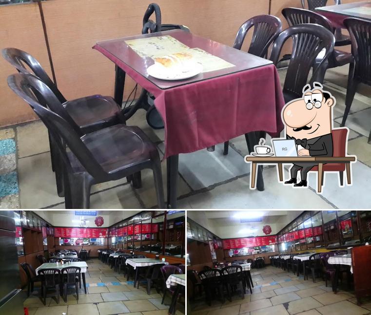 The interior of Cafe Goodluck