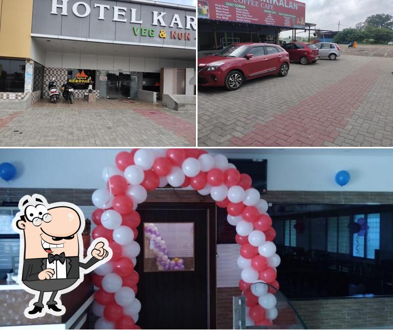 The exterior of Karikalan A/C Family Restaurant (Veg & Non Veg)