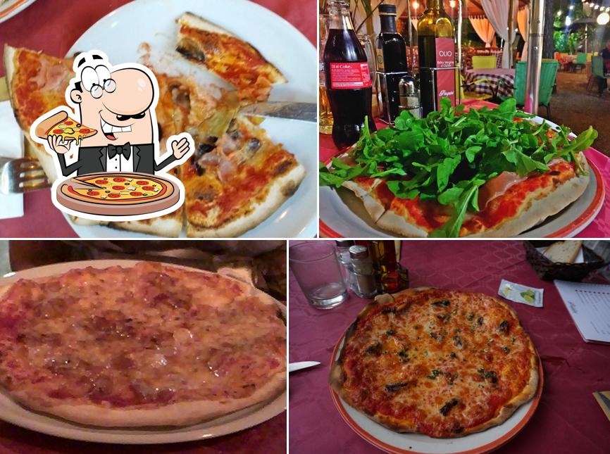 Scegli tra le svariate varianti di pizza