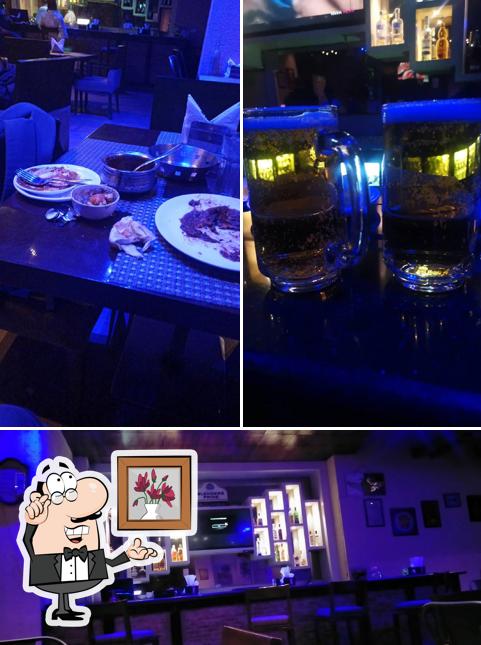 Check out how Patiala peg bar and restaurant looks inside