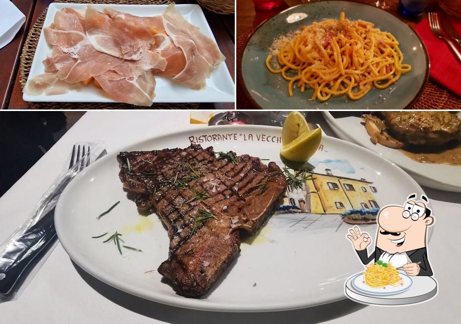 Spaghetti alla carbonara al Vecchia Locanda