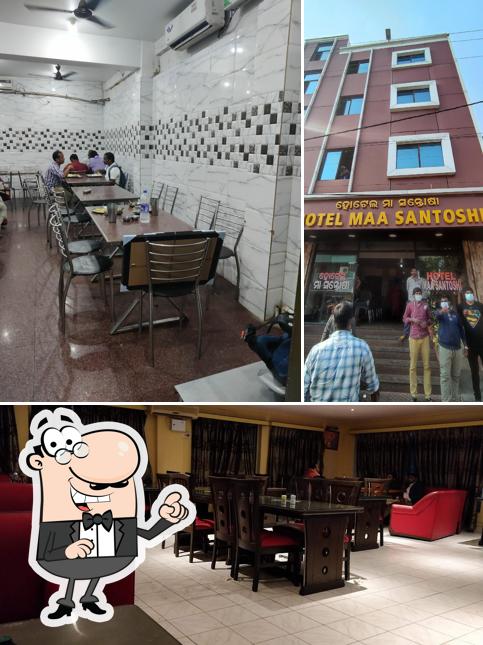 The interior of Hotel maa santoshi