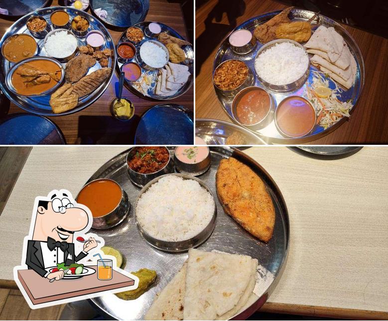 The restaurant's food and exterior