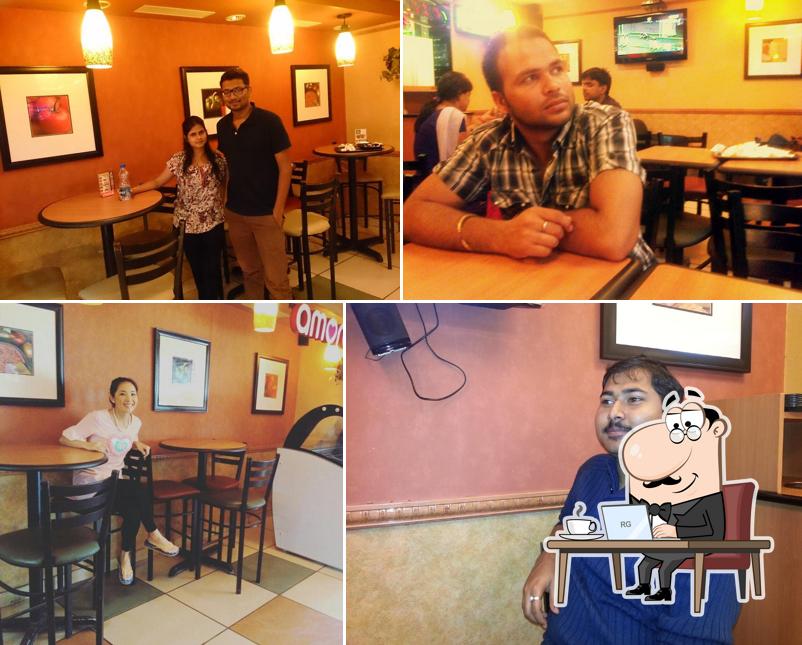 The interior of SUBWAY