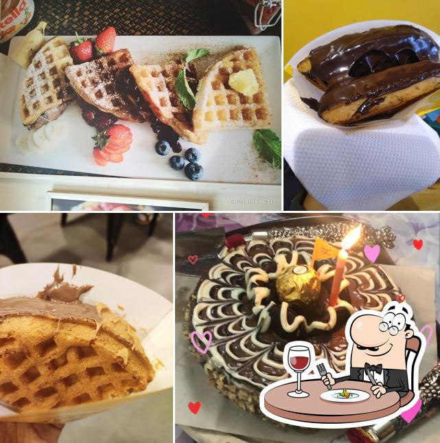 Food at The Belgian Waffle Co