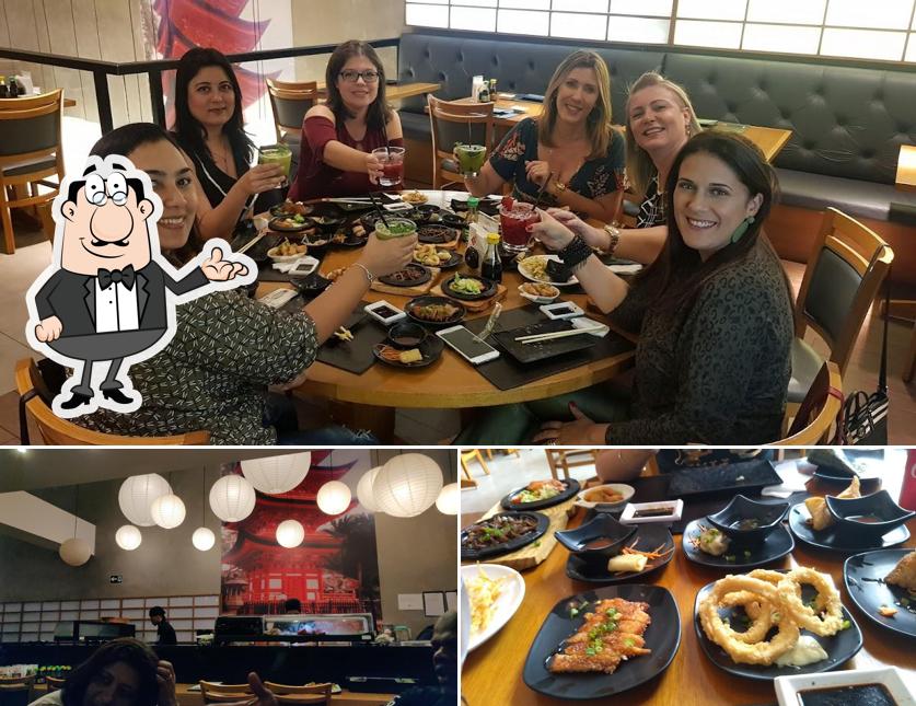 Veja imagens do interior do Izumi Sushi