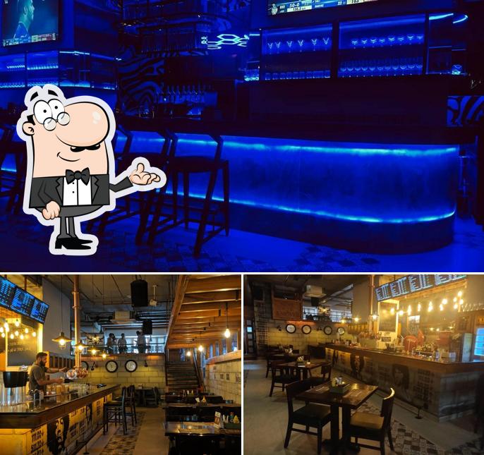 The interior of Vapour Bar Exchange