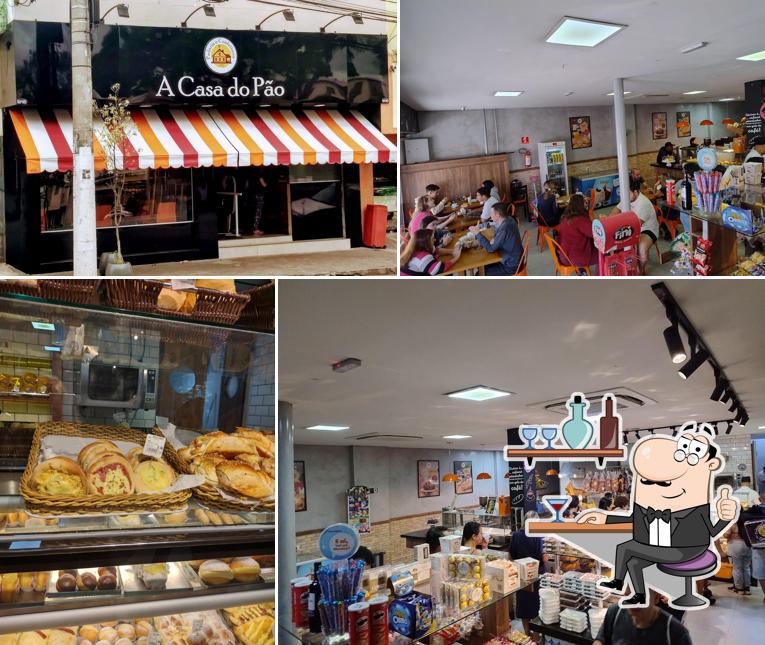 O interior do A Casa do Pão