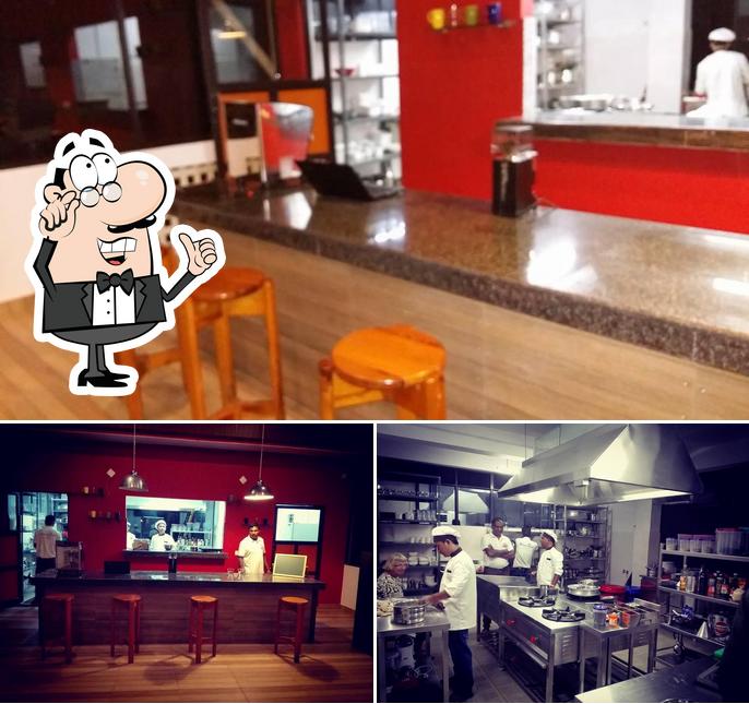 The interior of Cafe Paprika