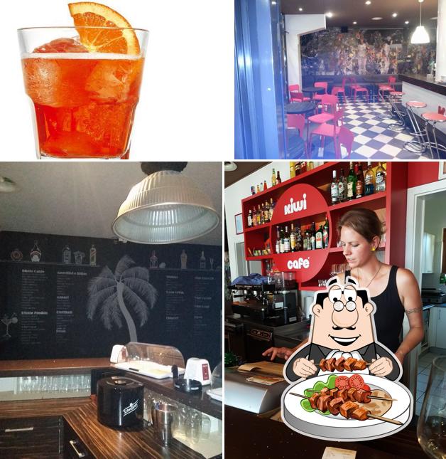 La cibo e interni del ristorante