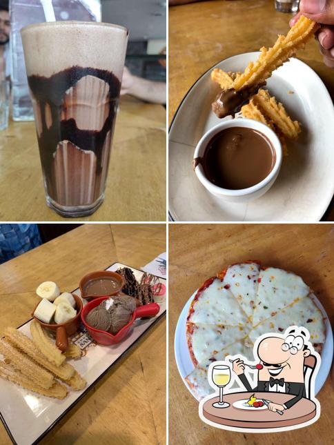 Chocolate mousse at Chocolateria San Churro