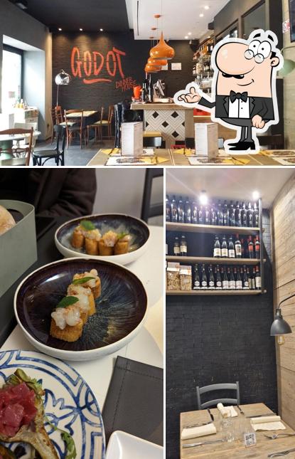 Gli interni di Godot Restaurant Da Maurizio E Federico