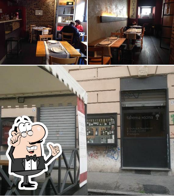 Gli interni di Taberna Recina