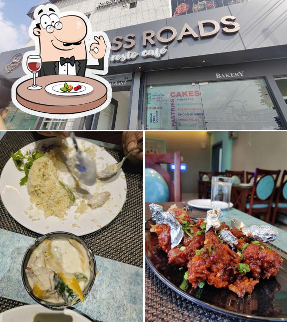 Cross roads restro is distinguished by food and exterior