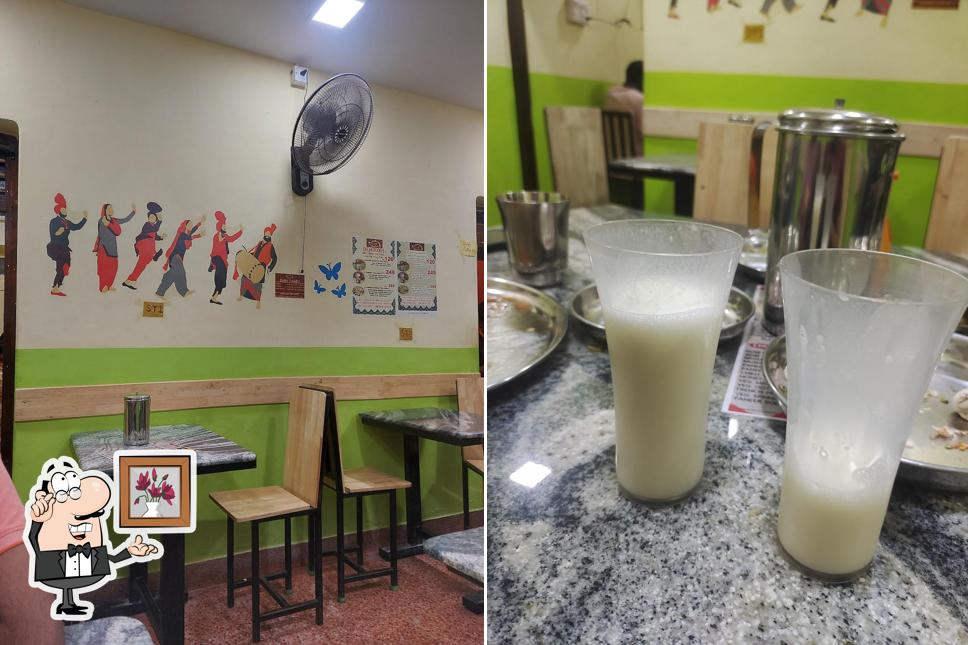 The interior of Delhi Foods and Caterers - Pure Veg