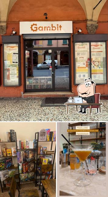 Gli interni di Gambit Ludo Pub