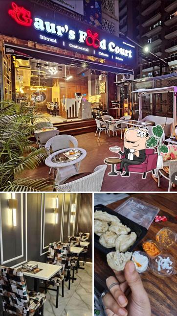 The interior of Gaur's Food Court