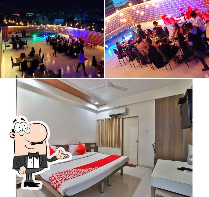 The interior of Hotel Platinum Junagadh