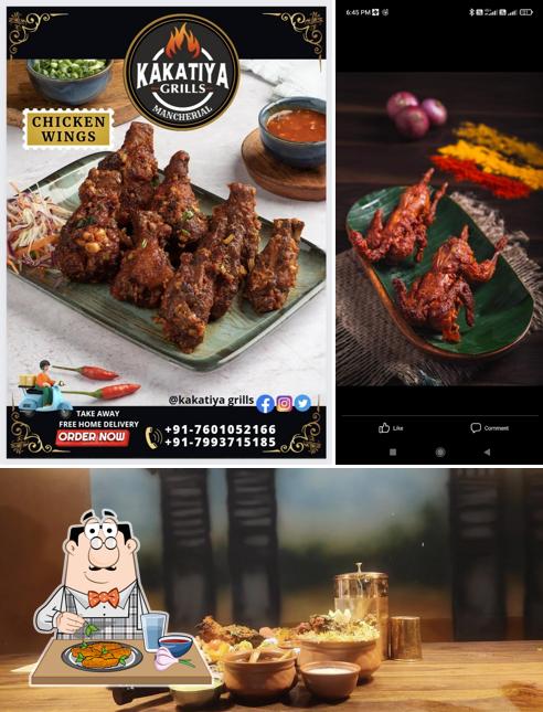 Chicken wings at Kakatiya grills