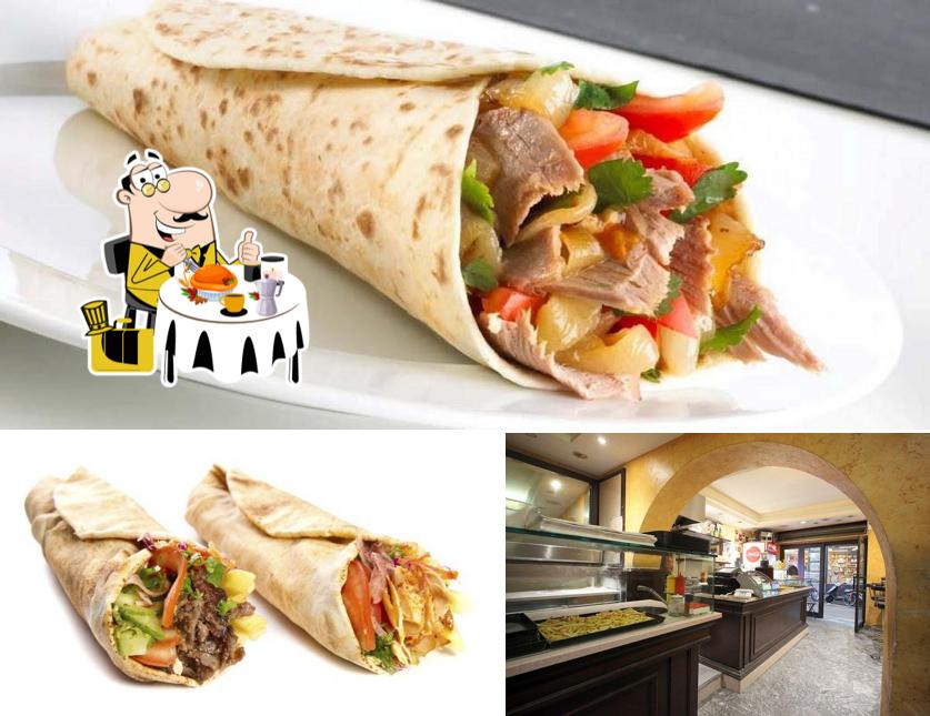 Platti al Pizza-Kebab Di Cairoli