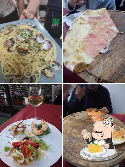 Spaghetti alla carbonara al Ristorante Pizzeria l'Orso Ghiotto