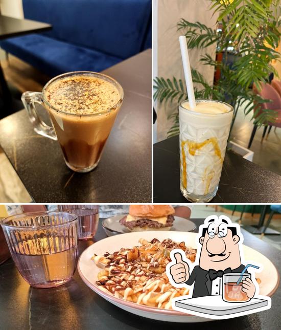 Among different things one can find drink and food at The Burgery In