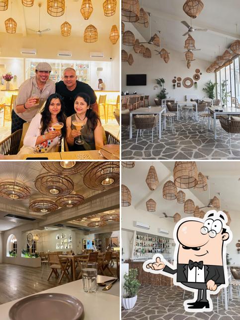 The interior of The Off White Bar & Grill