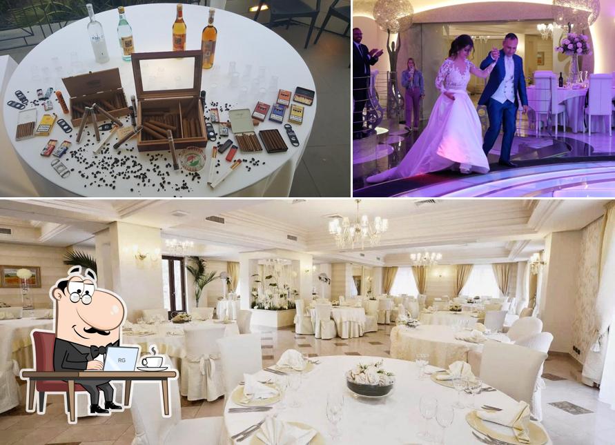 Siediti a un tavolo di Villa Mirador