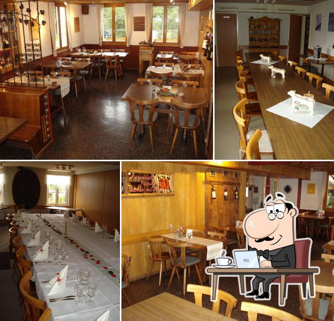 Gli interni di Restaurante & Pizzeria Widder