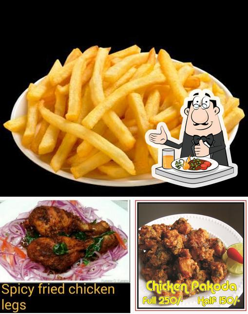 Food at rahul momo's yamunanagar