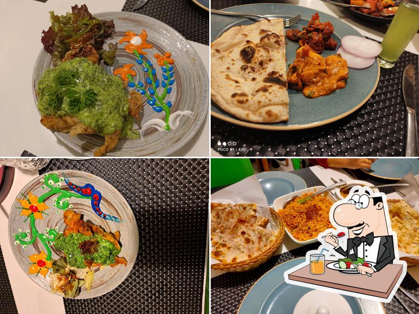 Food at Sabooz Restaurant