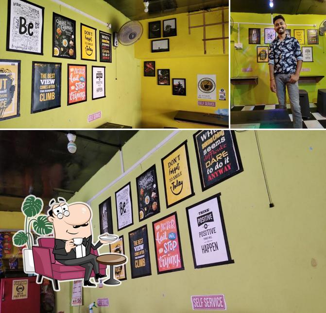 The interior of The Friends Cafe